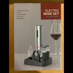 Electric wine set, Brand new in box